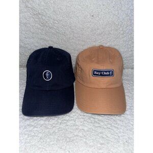 The Bay Club At Mattapoisett Golf Hats - Orange + Blue - Ahead Adjustable